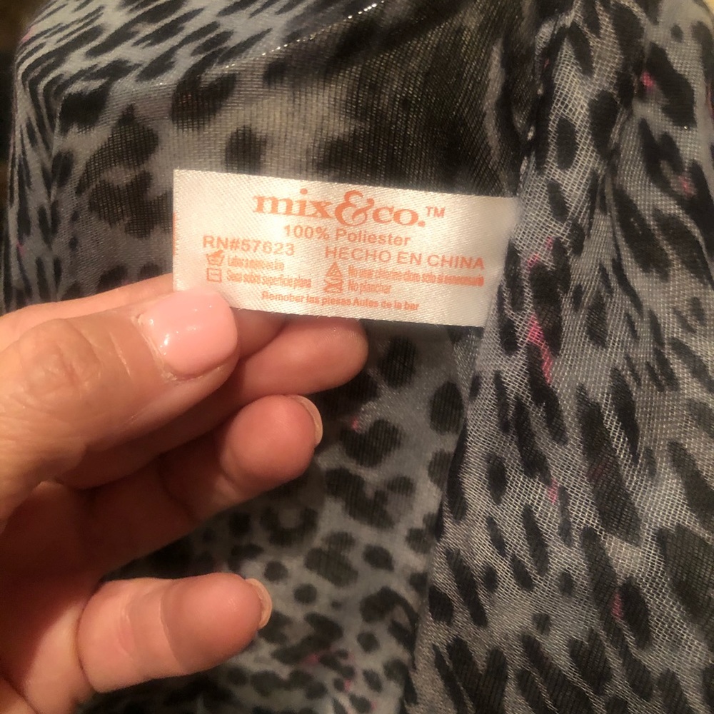 Leopard Print Infinity Scarf - Picture 3 of 3